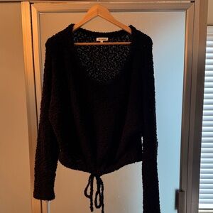 Miracle Black V-Neck Sweater
